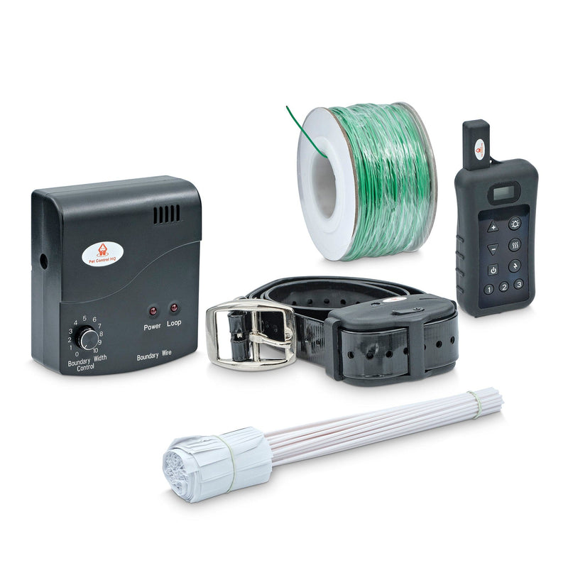 combo electric dog fence remote training collar