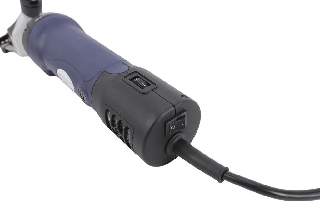Adjustable speed control dial with 6 settings for customising shearing speed and precision