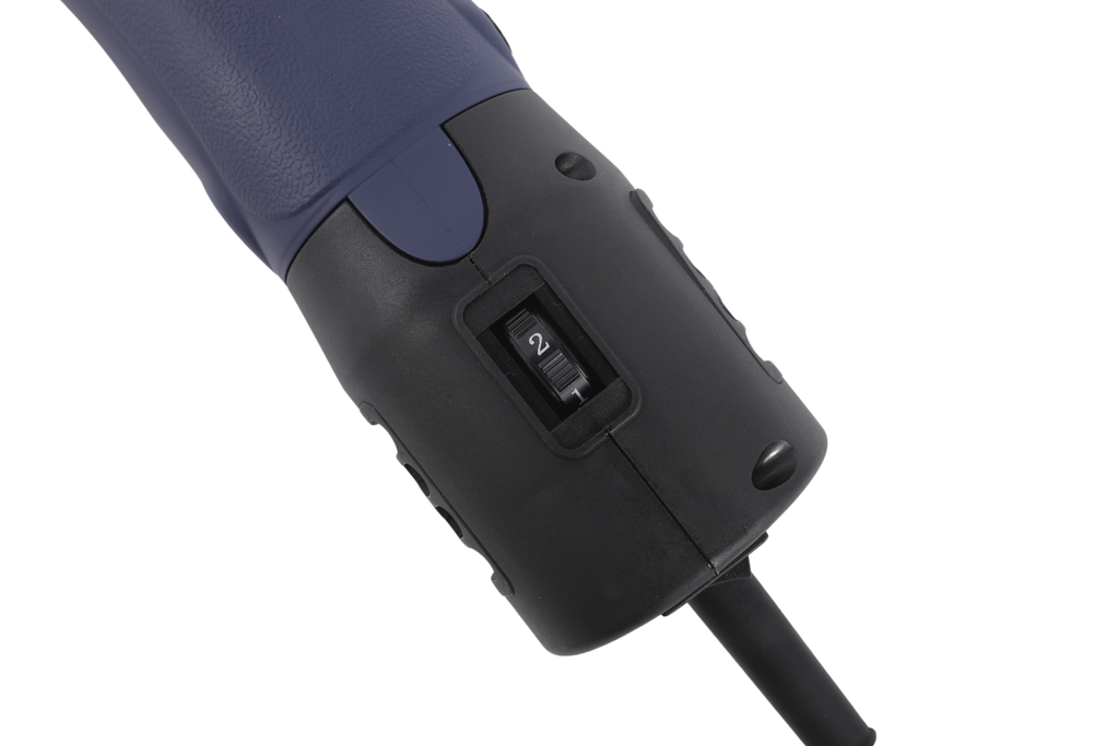 Close-up of 6 adjustable speed settings on professional HQ 380W electric sheep shears