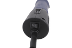 Close-up of on/off switch for professional 380W electric sheep shears