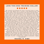 waterproof remote dog training collar long range