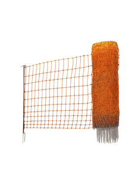 50m Soft Electric Netting Fence for Poultry, Possums, Rabbits, Orchards - 1.2m High