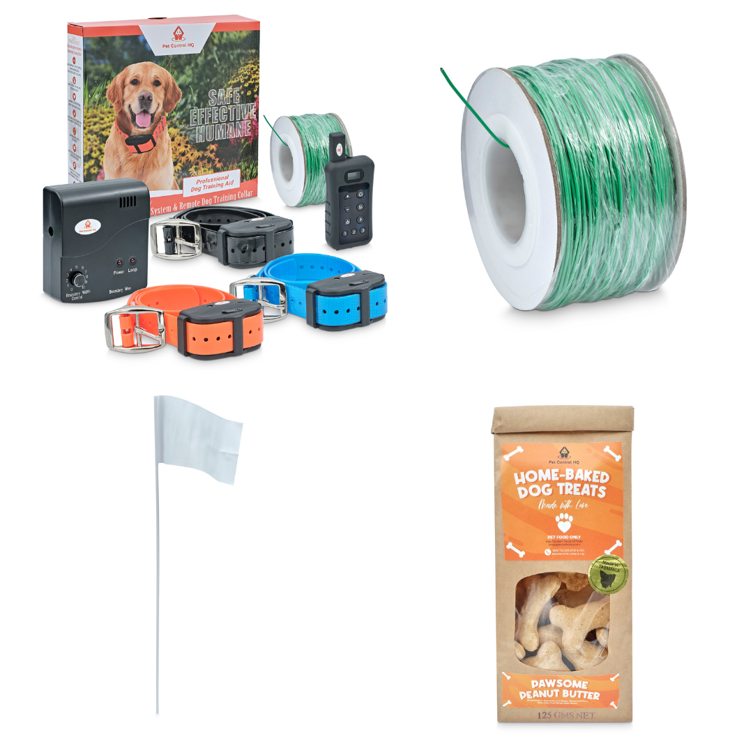 Deluxe Electric Dog Fence with Remote Dog Trainer Training Pack