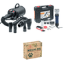 Professional Horse Grooming Pack - 2800W Equine Blow Dryer for Shedding, Neem Oil Shampoo & 380W Clippers