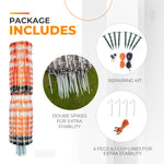 Solar Electric Fence Kit - Energiser, Netting Fence & Warning Signs