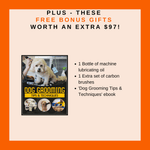 Pro Electric Dog Grooming Clipper Shears with Adjustable Speed  - 350W Large & XL Dogs