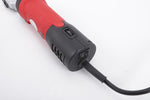 Close-up of Horse clippers showing 6-speed adjustment dial and power switch for precise grooming control