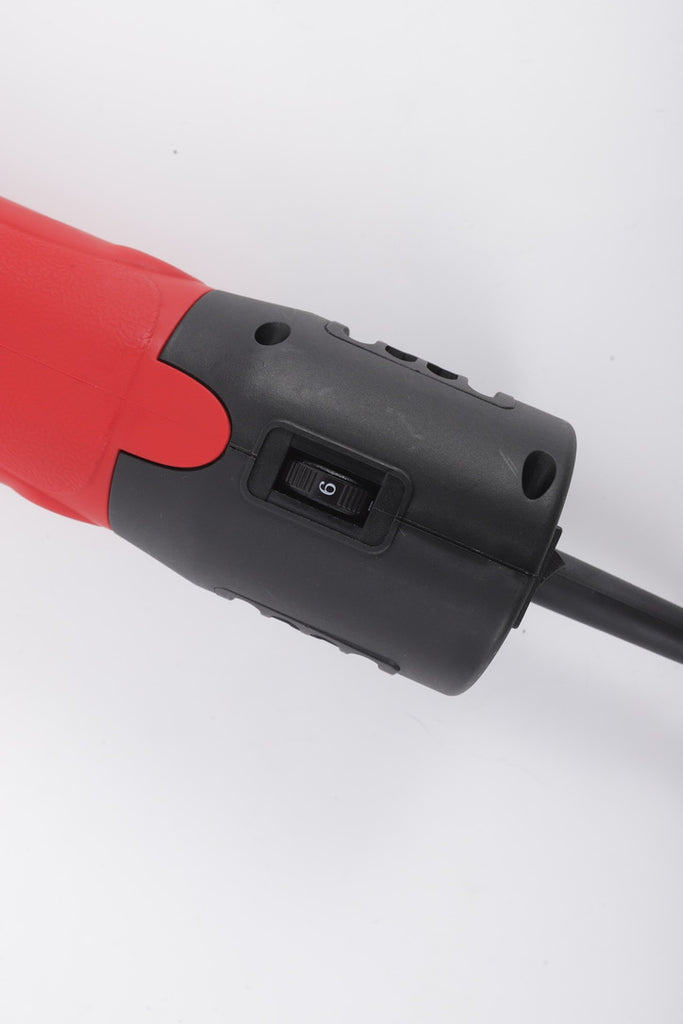 Top view of 6-speed adjustable dial on electric horse clippers for customisable shearing speed