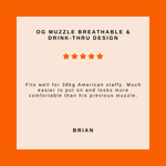 large dog muzzle