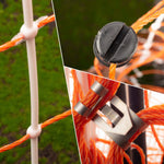 complete solar electric fence solution energiser netting fence kit