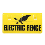 electric fence warning signs pack of 5