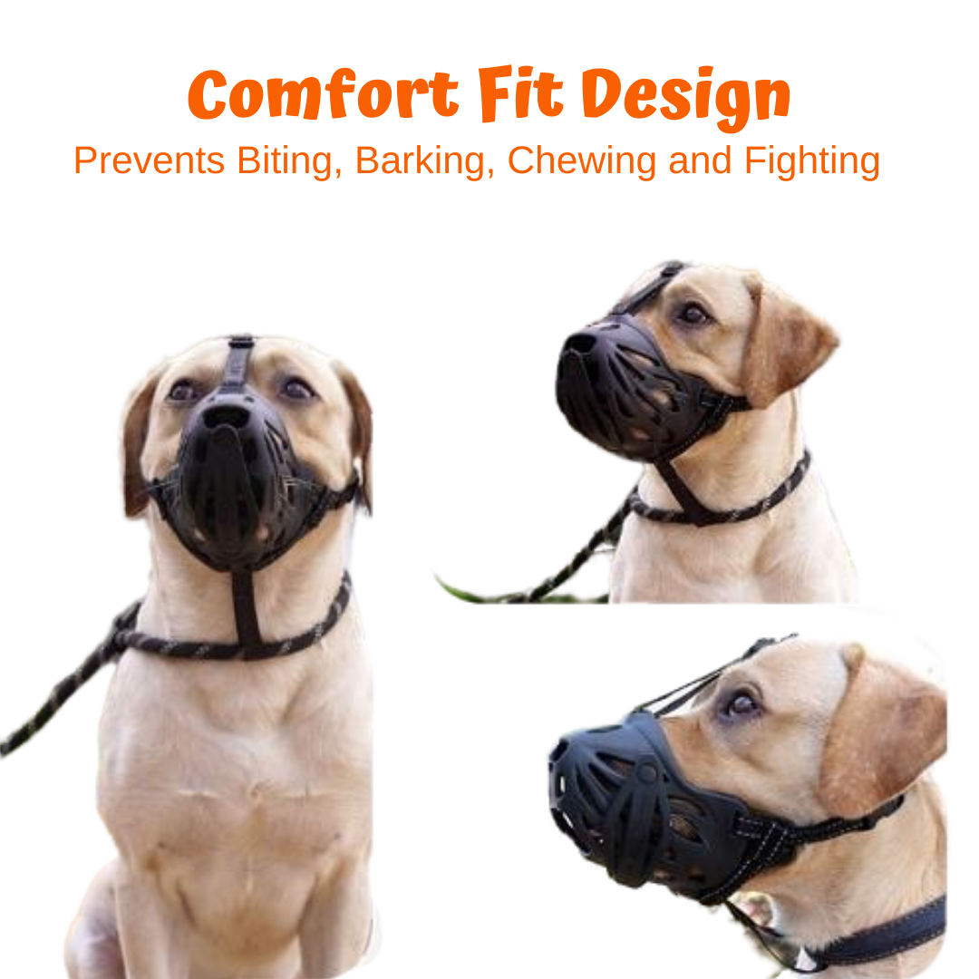 Dog Muzzle Breathable Basket Muzzle for Large Dogs