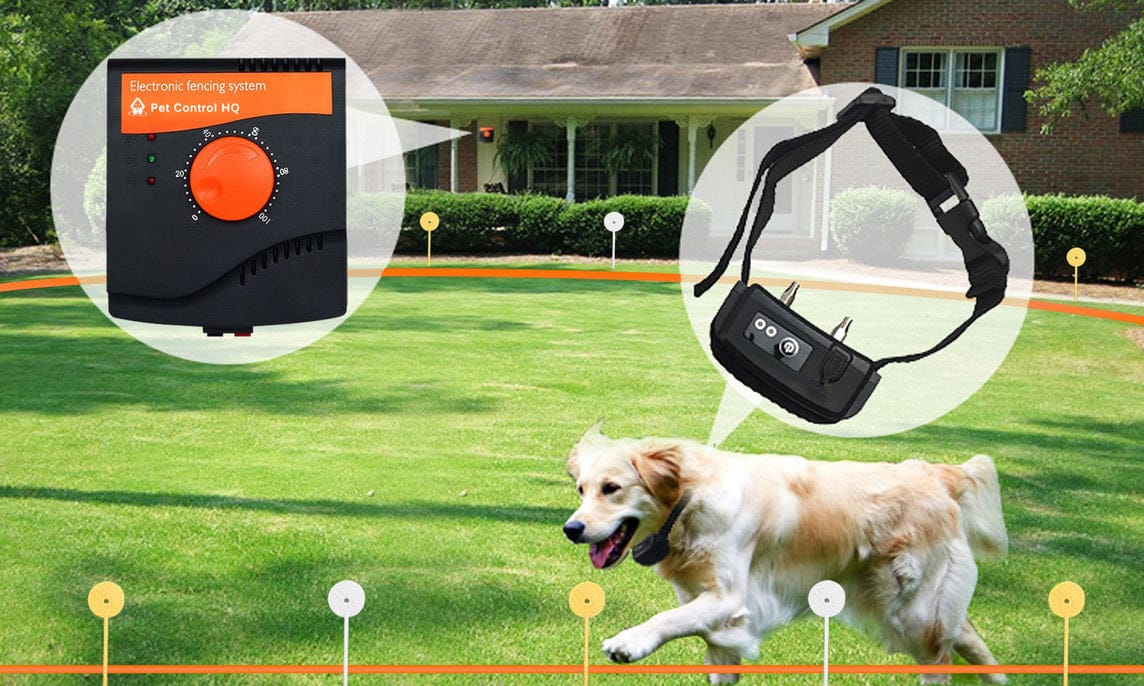 Waterproof Rechargeable Electric Dog Fence - Regular Wire