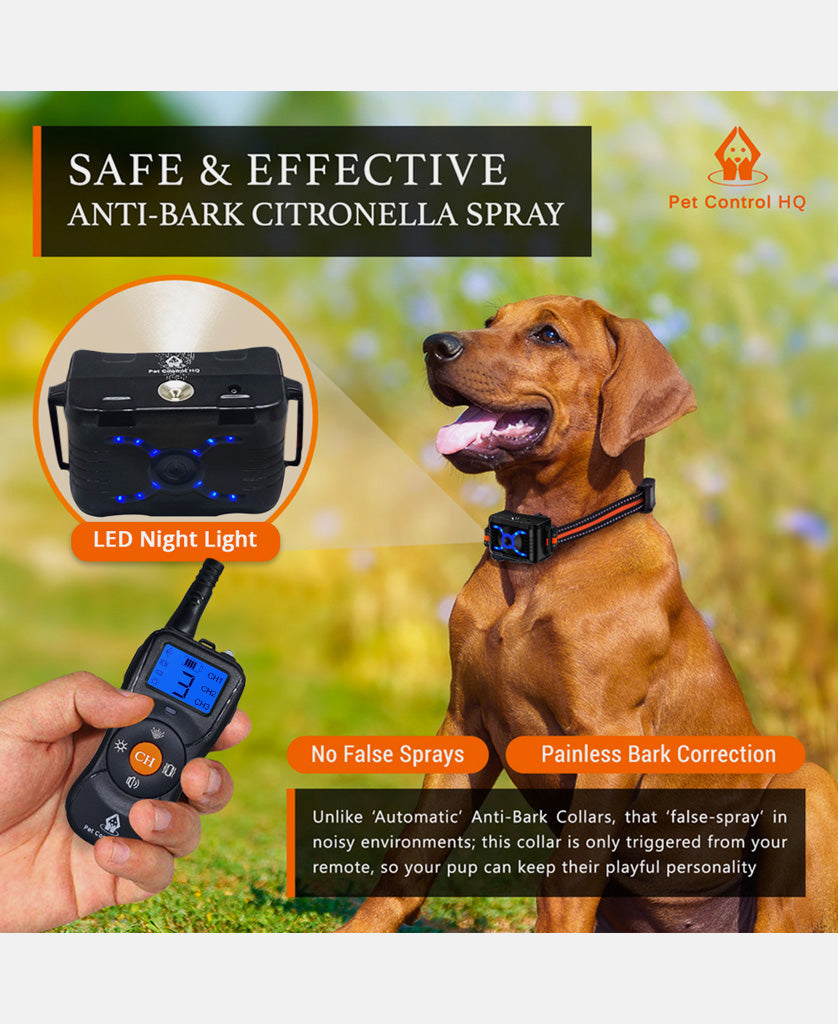 Citronella bark collar with remote hotsell