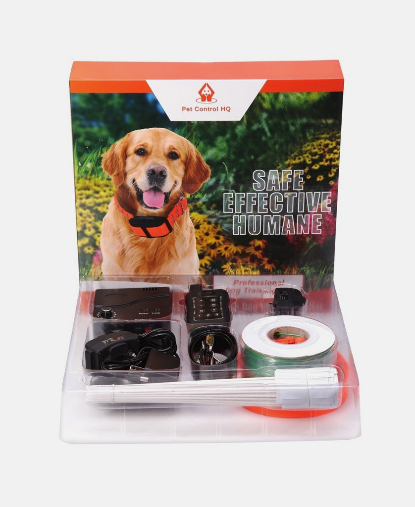 Combo Electric Dog Fence & Remote Training Collar