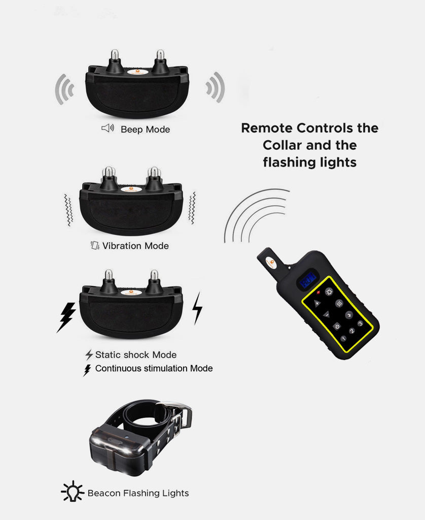 Remote Trainer Taser Collar For Dogs Remote Hunting Dog Training